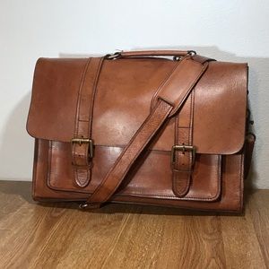 HM Bison Saddle Bag Distressed H/10.5”/W15.5”/D3.5